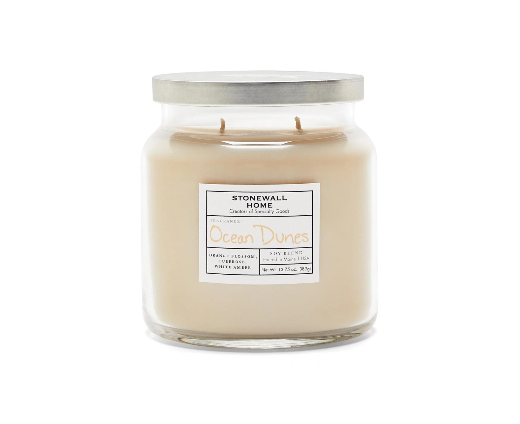 Stonewall Kitchen Ocean Dunes Medium Apothecary Candle x 1