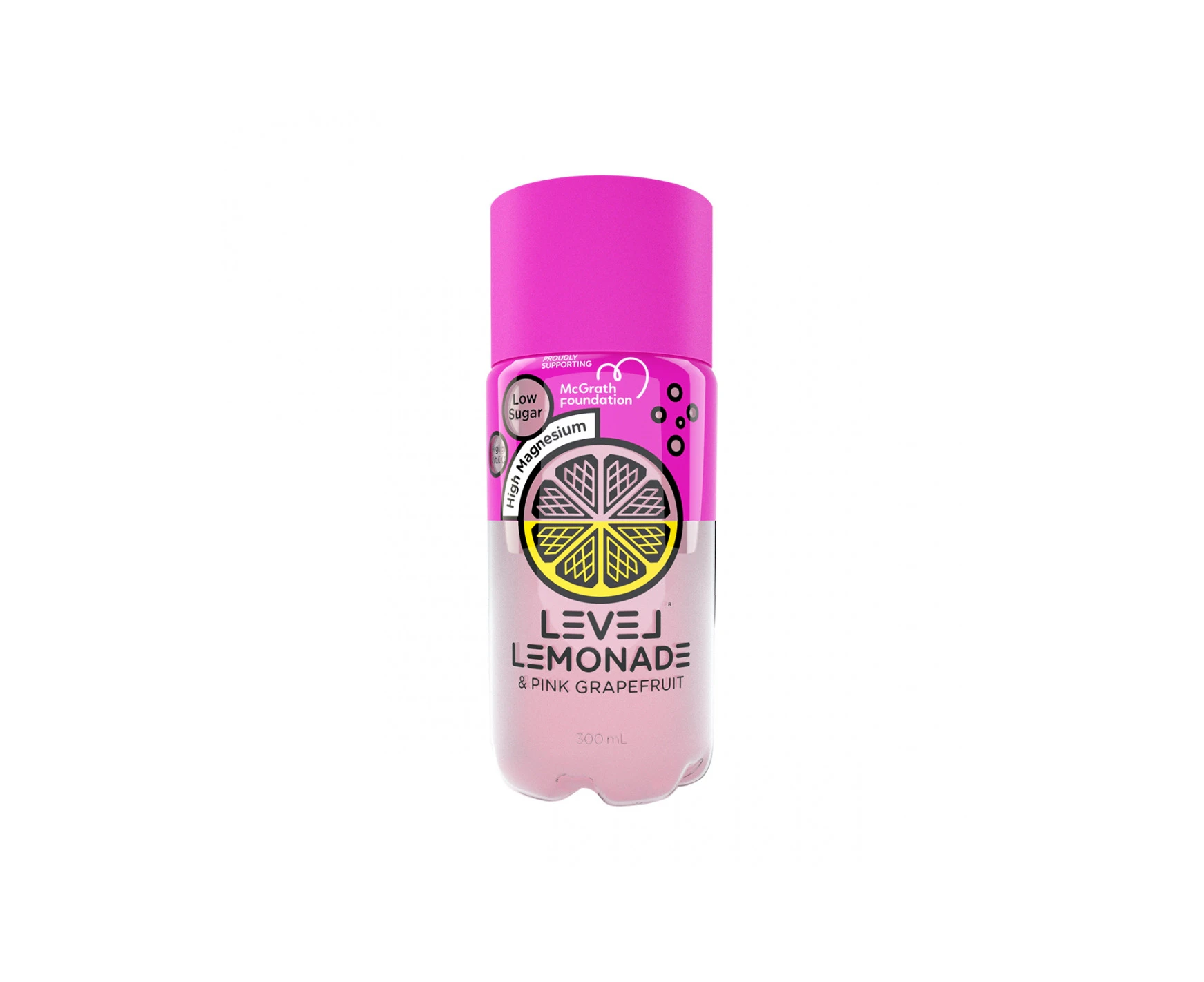 Level Lemonade & Pink Grapefruit 300ml x 6