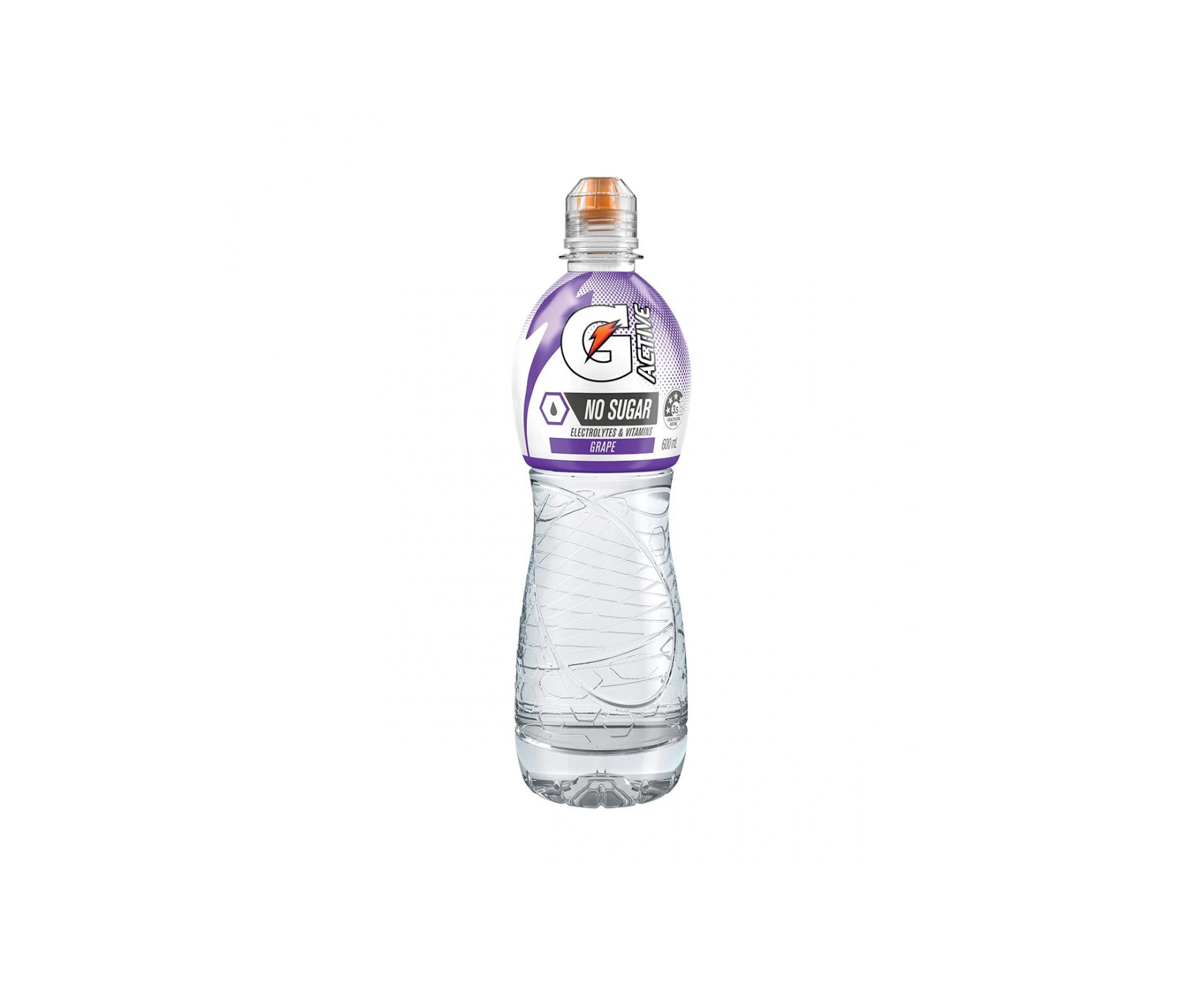 Gatorade G Active Grape Electrolyte Water 600ml x 12