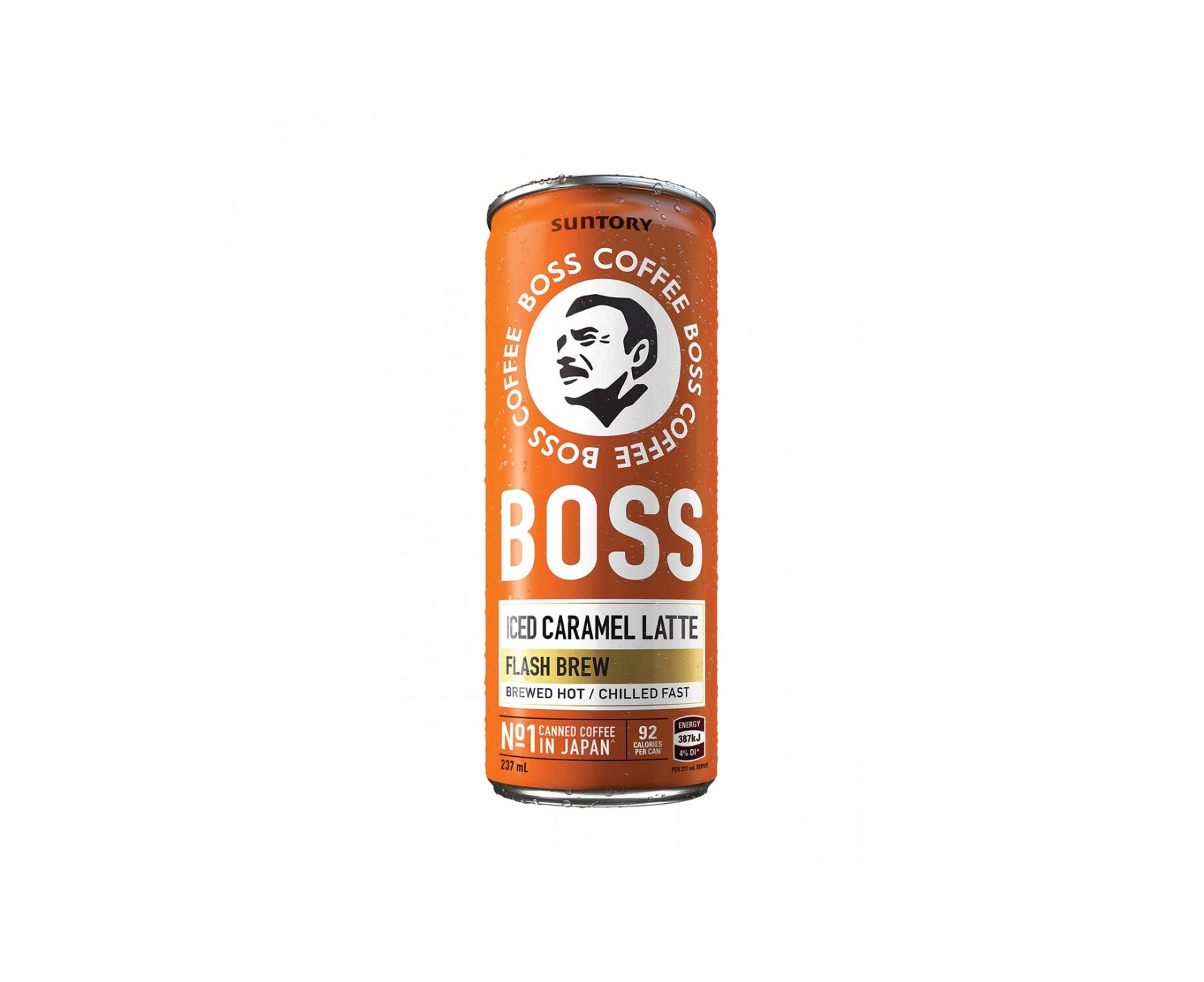 Boss Coffee Iced Caramel Latte 237ml x 12