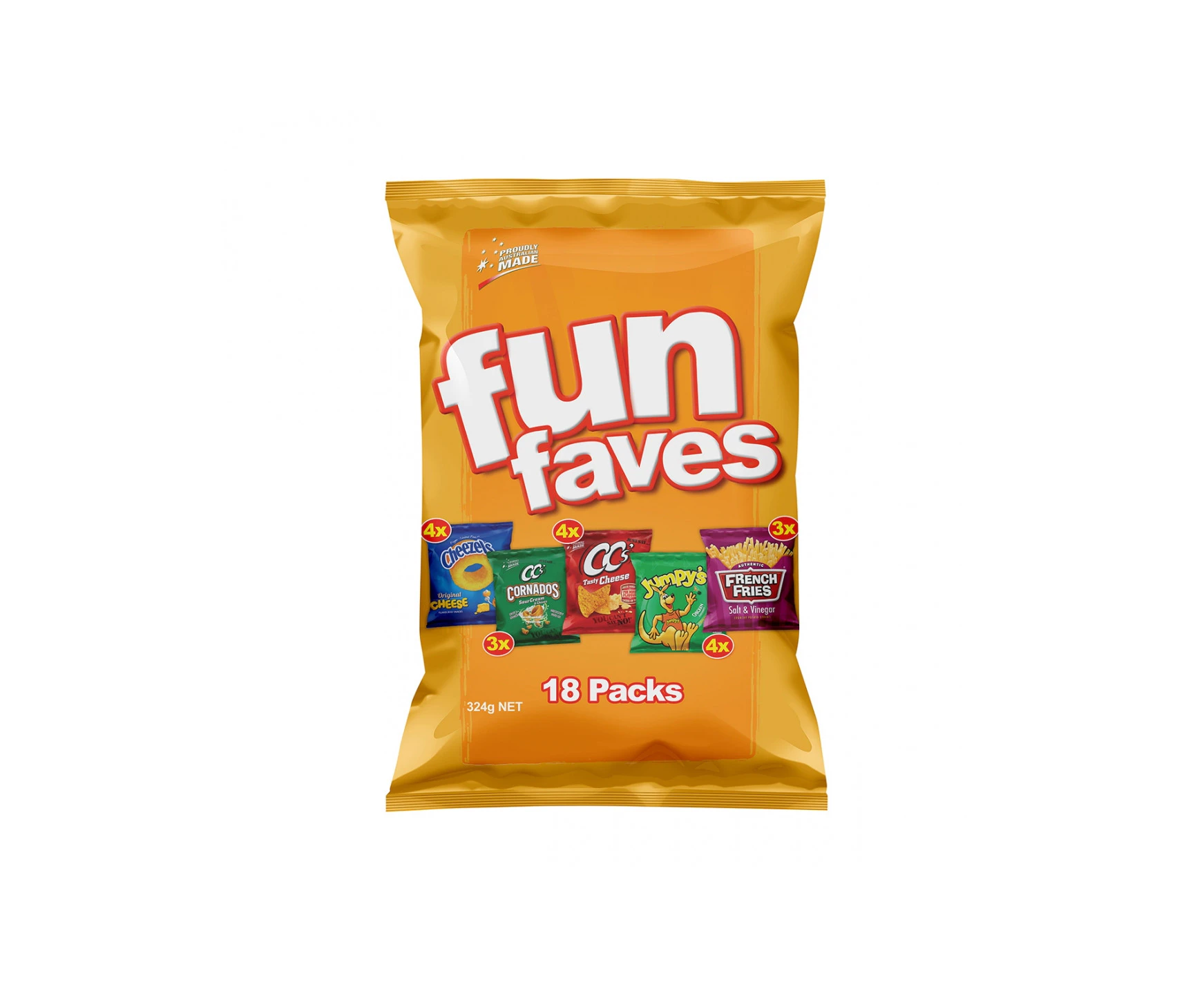 Snackbrands Fun Faves Variety Multi Pack 324g x 1