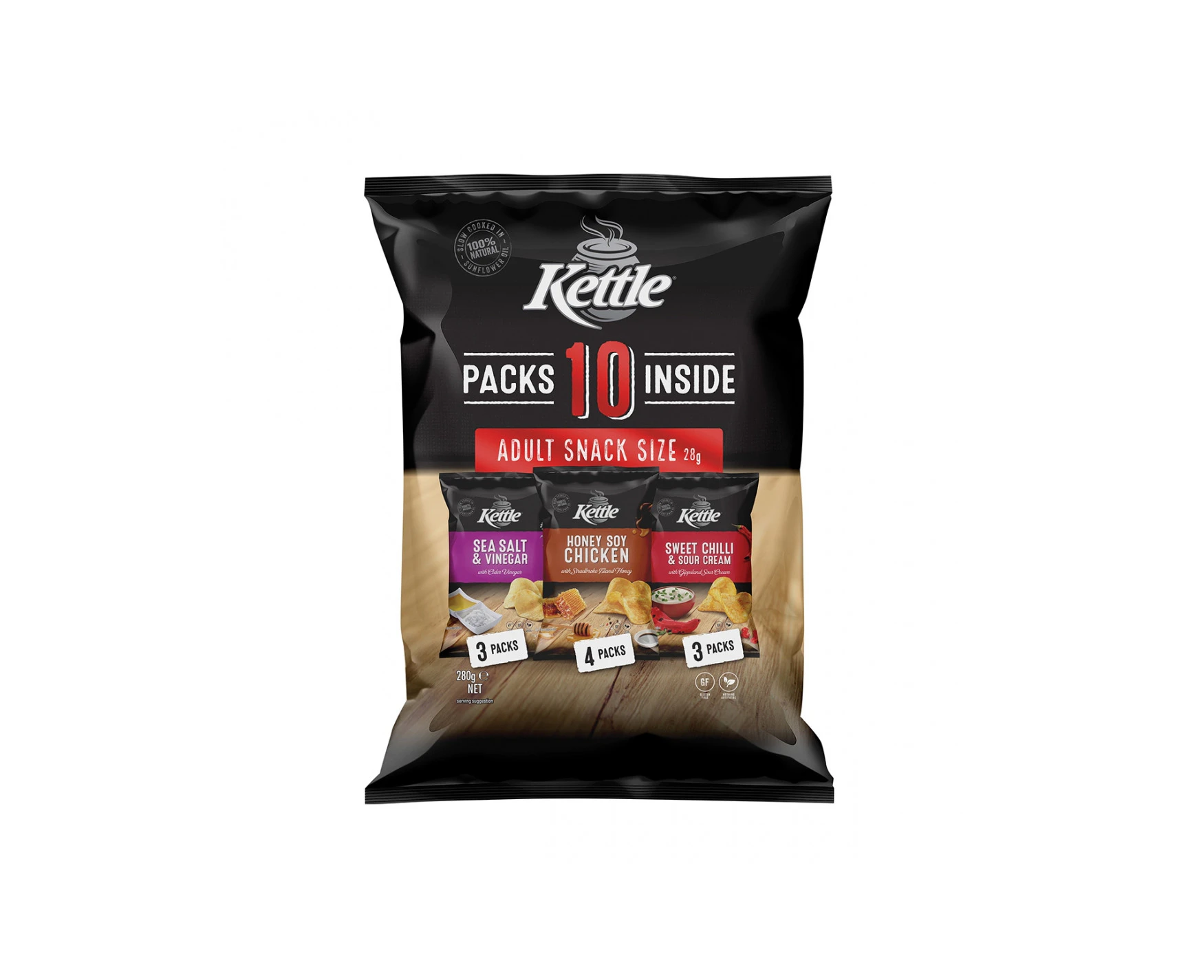 Kettle Value Adult Snack Size Multipack 280g x 1