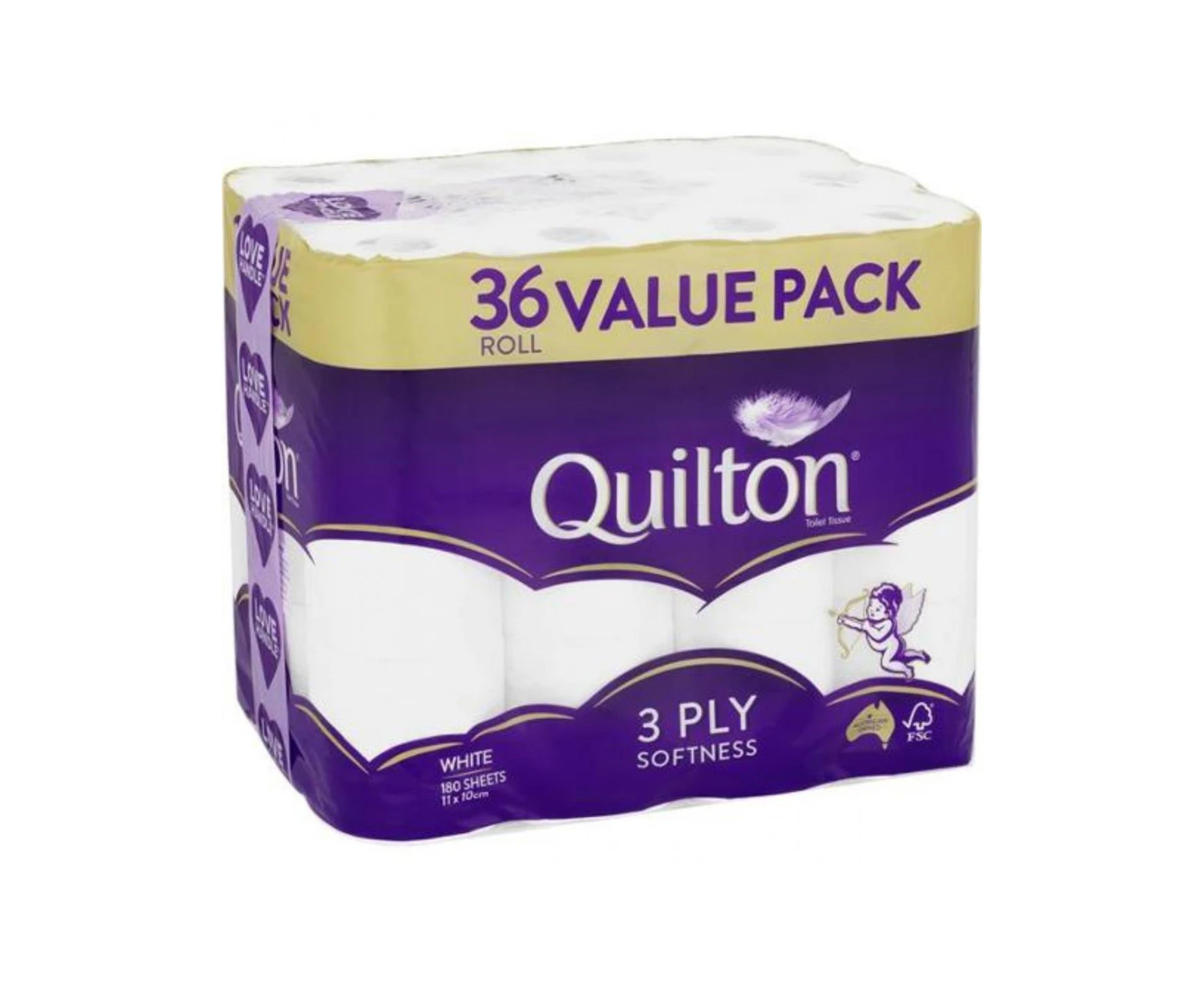 Quilton Quilton White 36 Pack Toilet Tissue 36 Pack x 1