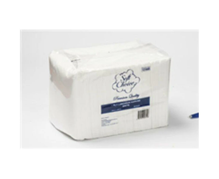 500 Napkins 1 Ply Lunch White 1/4 Fold