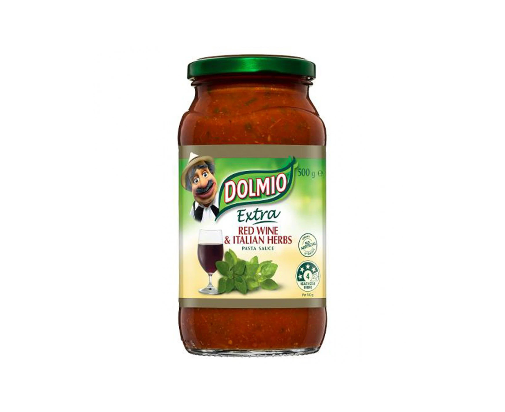 Dolmio Pasta Sauce Red Wine And Italian Herb 500gm x 1