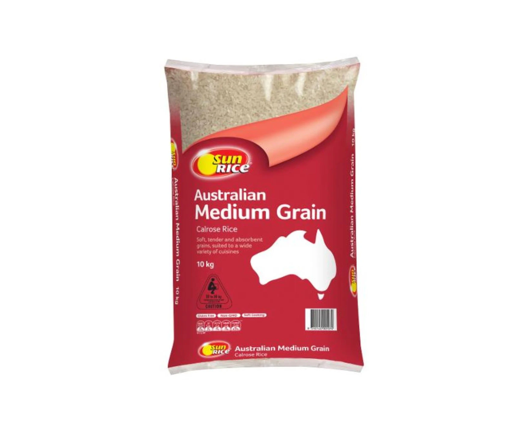 Sunrice Medium Grain White Rice 10kg x 1