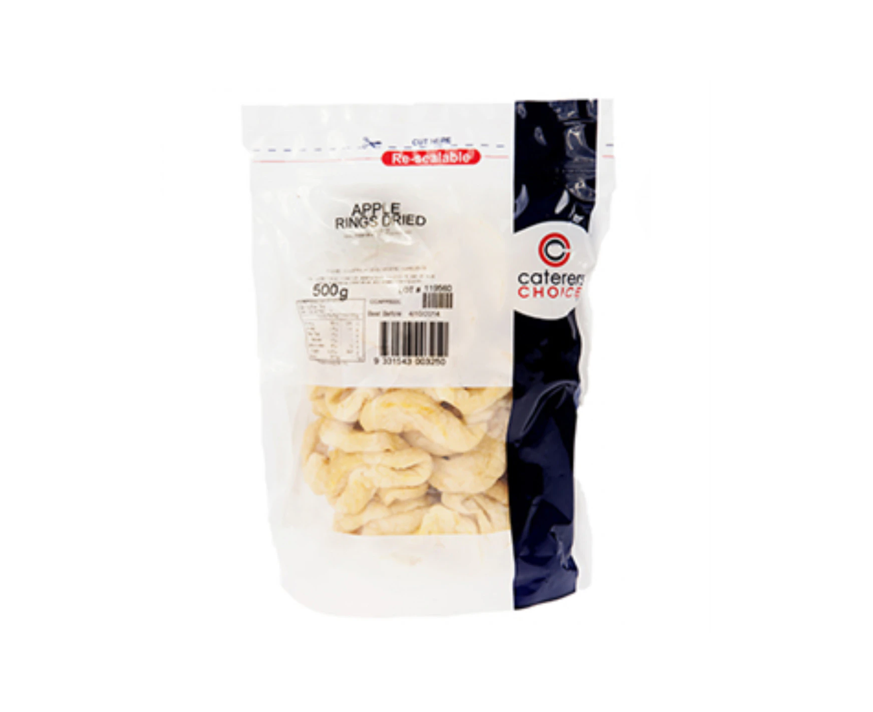 Caterers Choice Apple Dried 500 Gr Packet