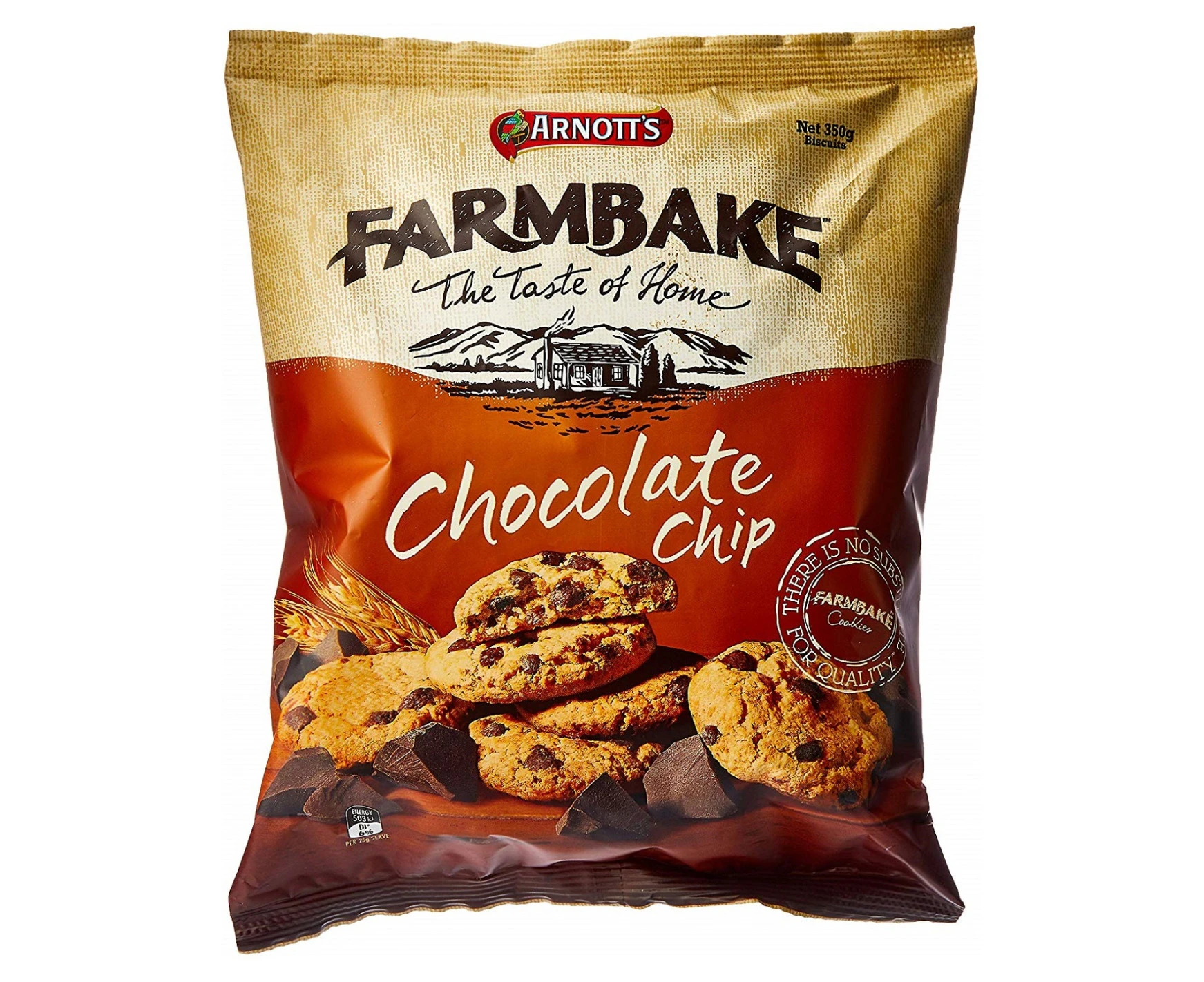 Arnotts Farm bake Chocolate Chip Cookie 350g x 1