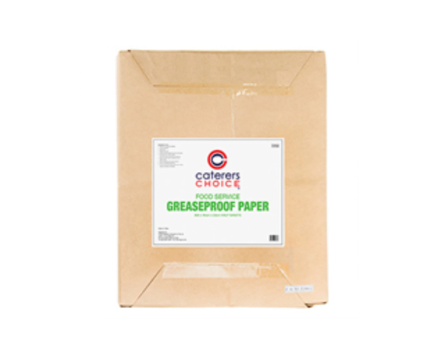 Caterers Choice Paper Greaseproof Half 400x330mm Sheets 800 Pack Ream