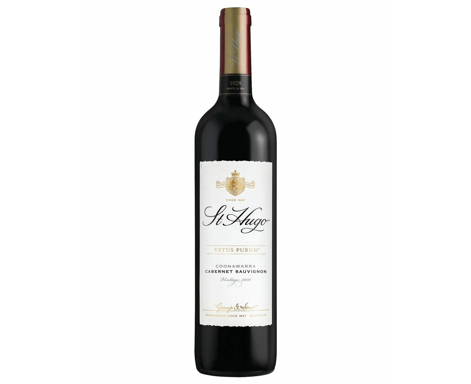 St Hugo Vetus Purum Cabernet Vintage 2010 - 750ml