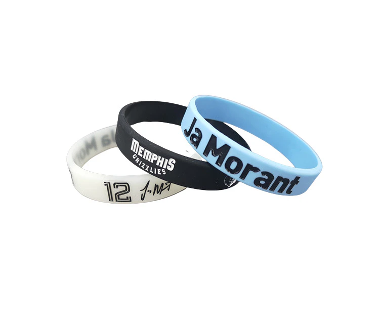 4PC Ja Morant Memphis Grizzles #12 Wristbands Basketball Bracelet