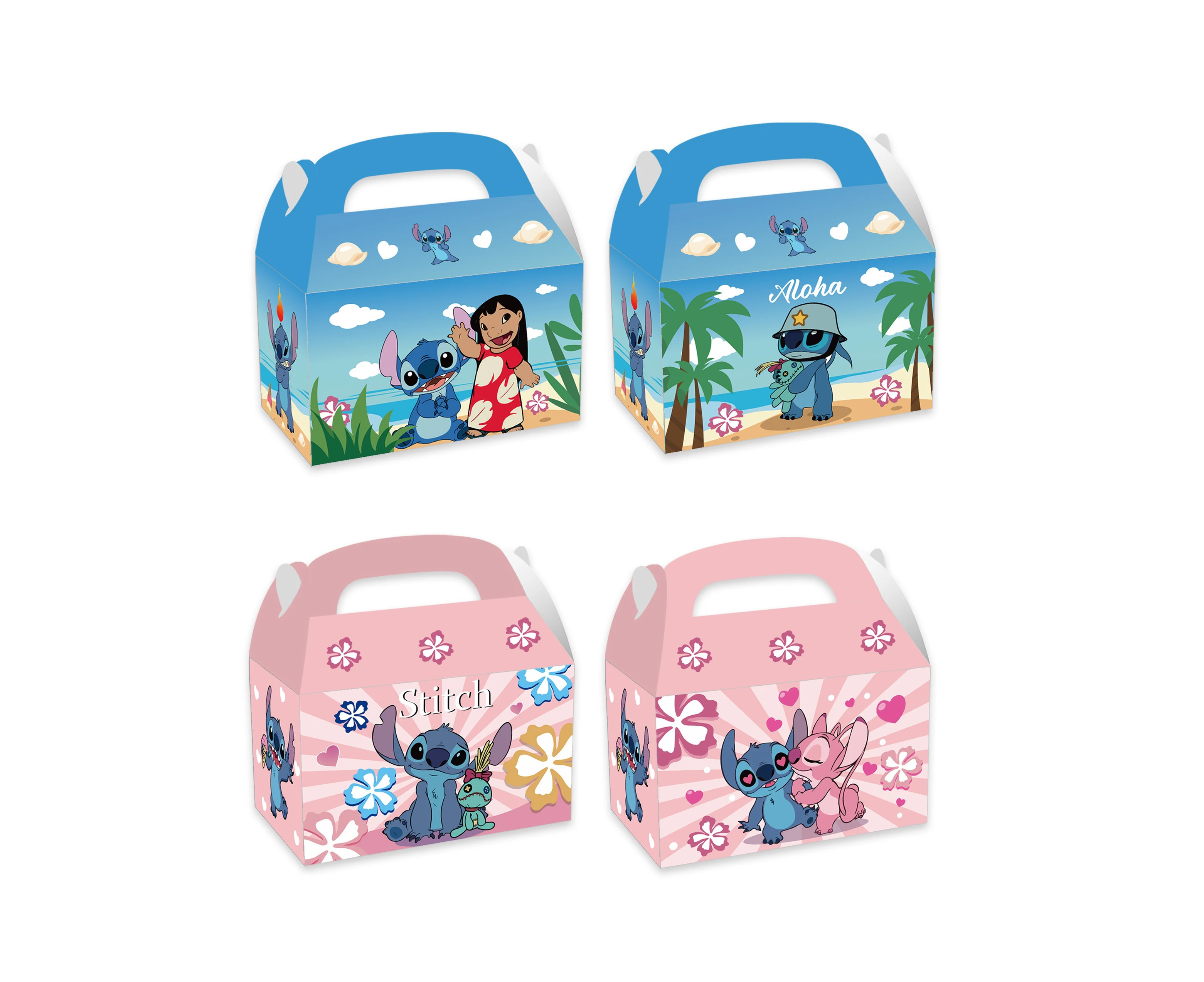 Lilo & Stitch Loot Box Bag Favour Box Party Supplies Decorations 12PC