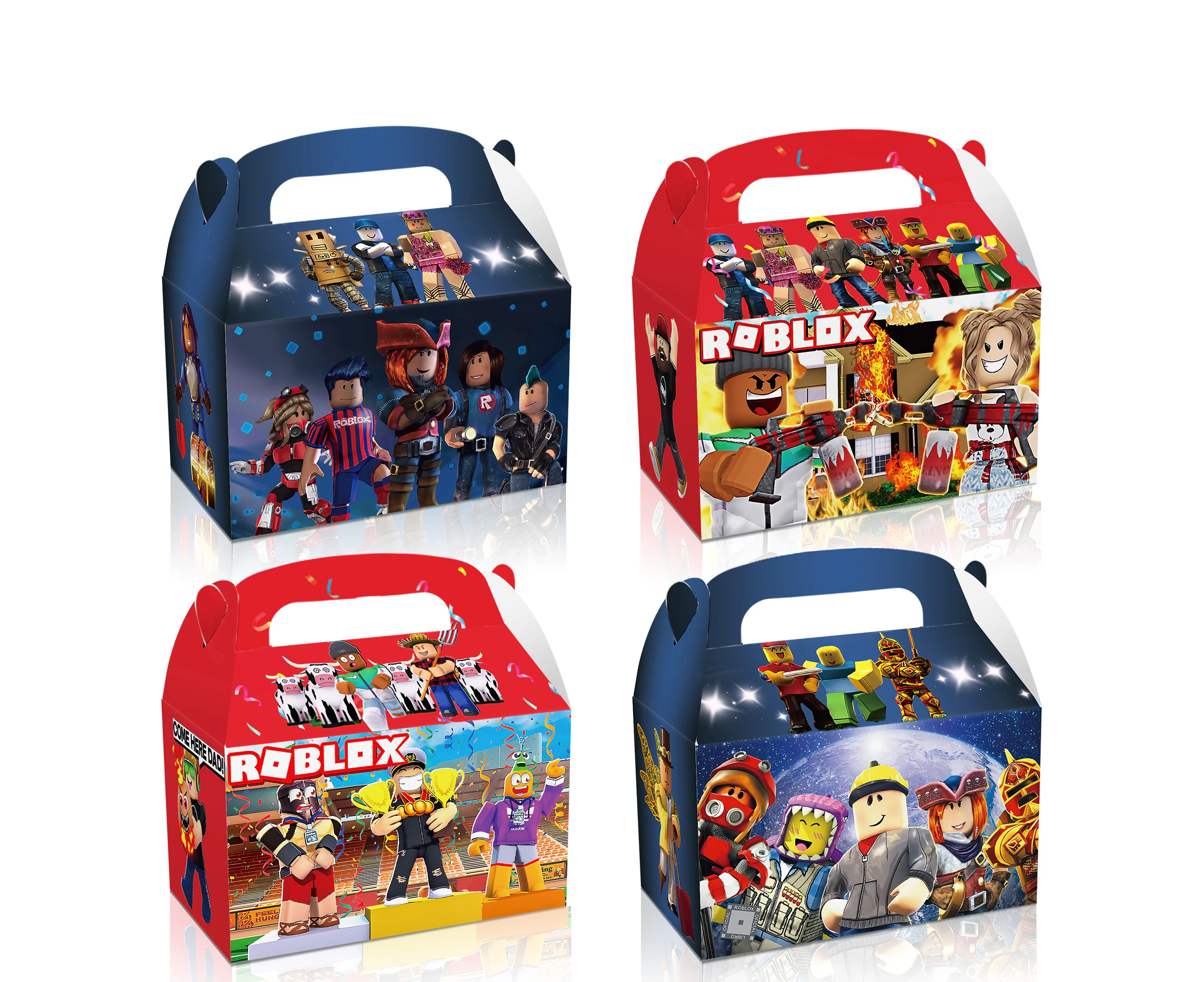 Roblox Loot Box Bag Candy Favour Box Party Decorations Supplies 12PC