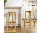 Artiss Set of 2 Wooden Bar Stools