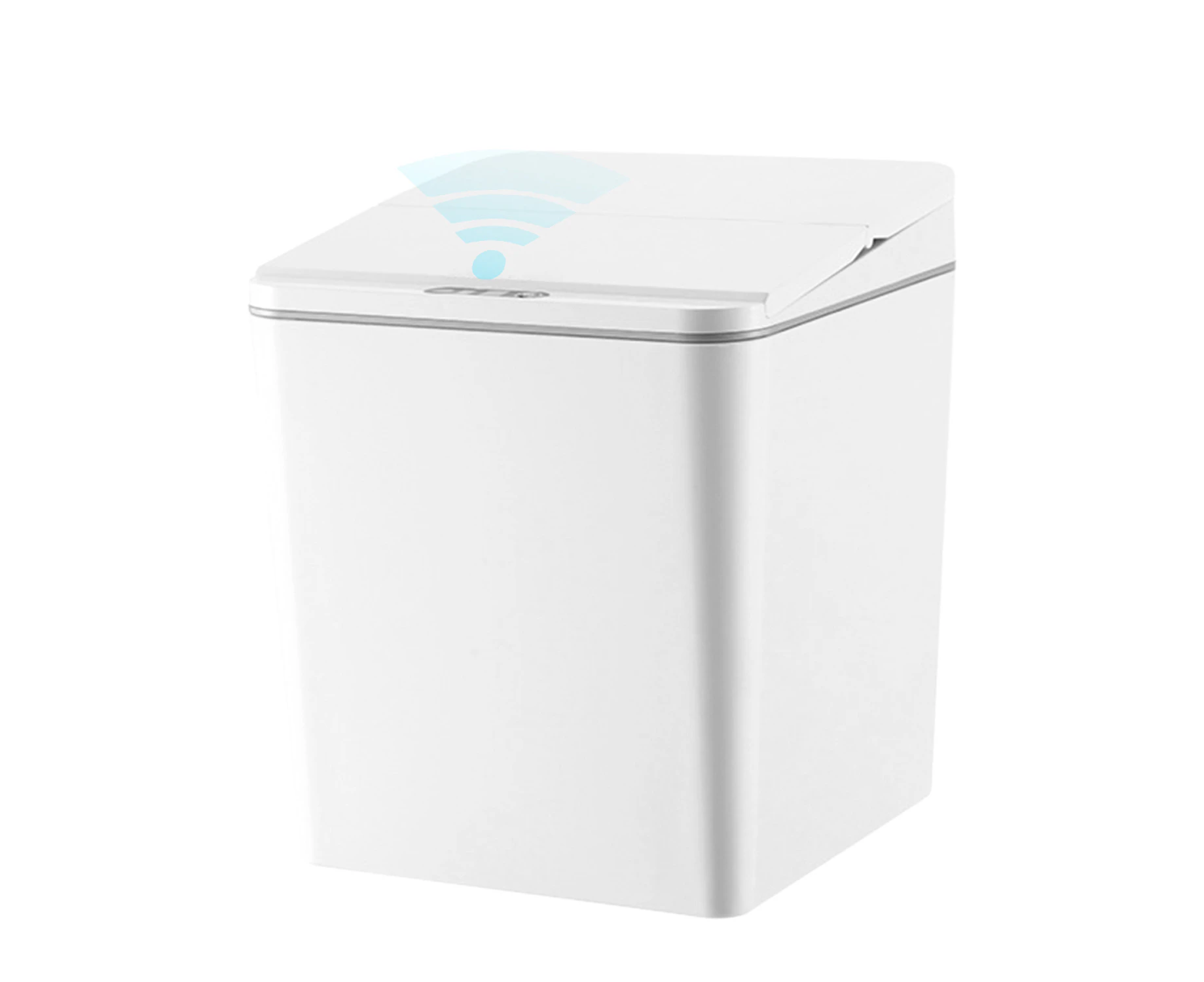 6L Touch-free Trash Cans Smart Induction Trash Bin Infrared Motion Sensor Automatic Garbage Can with Lid for Car Kitchen Bathroom Office Bedroom USB Powere