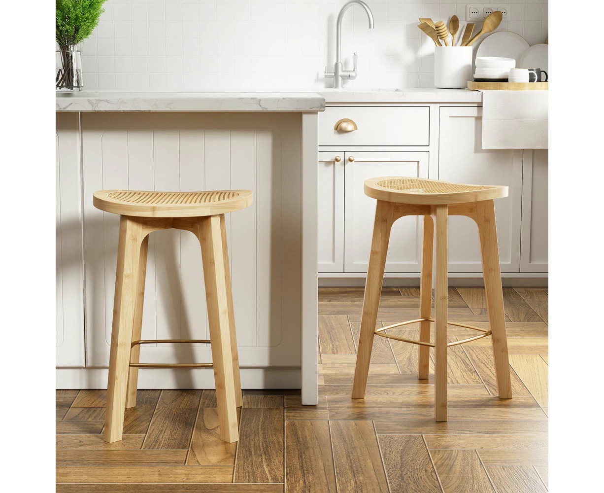 Bar Stools 70cm Set of 2 Kitchen Stool Chairs