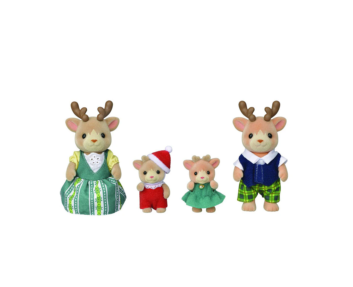 5pc Sylvanian Families Reindeer Family Kids Miniature Collectible Figure Toy 3y+