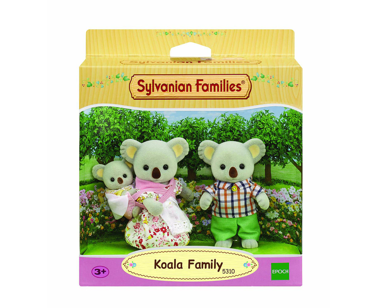 3pc Sylvanian Families Koala Family Kids Miniature Collectible Figure Toy 3y+