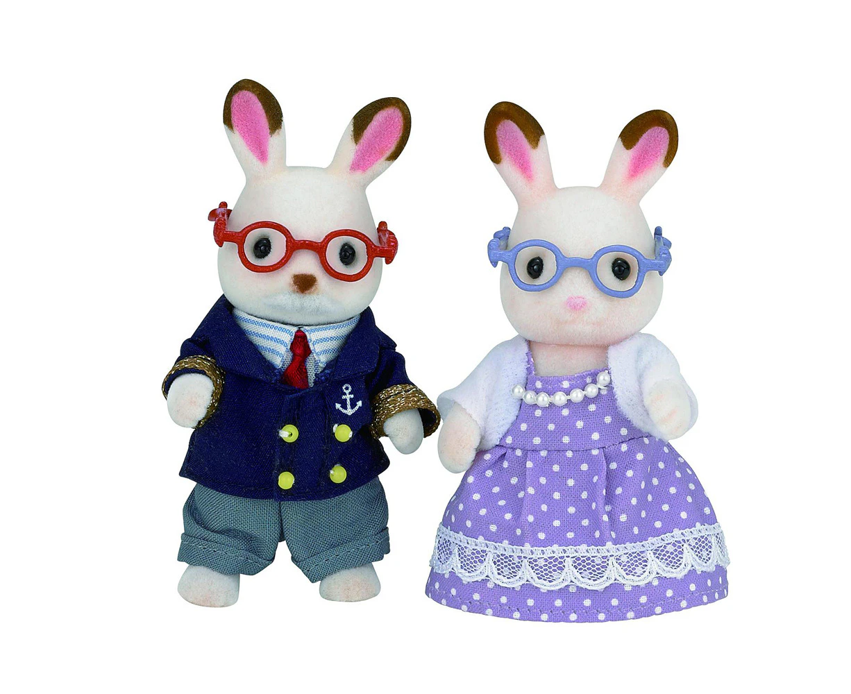 Sylvanian Families Chocolate Rabbit Grandparents