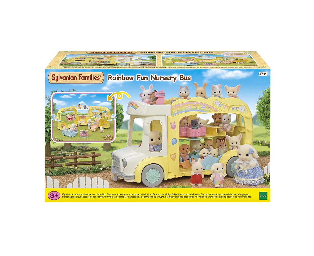 Sylvanian Families Rainbow Fun Nursery Bus