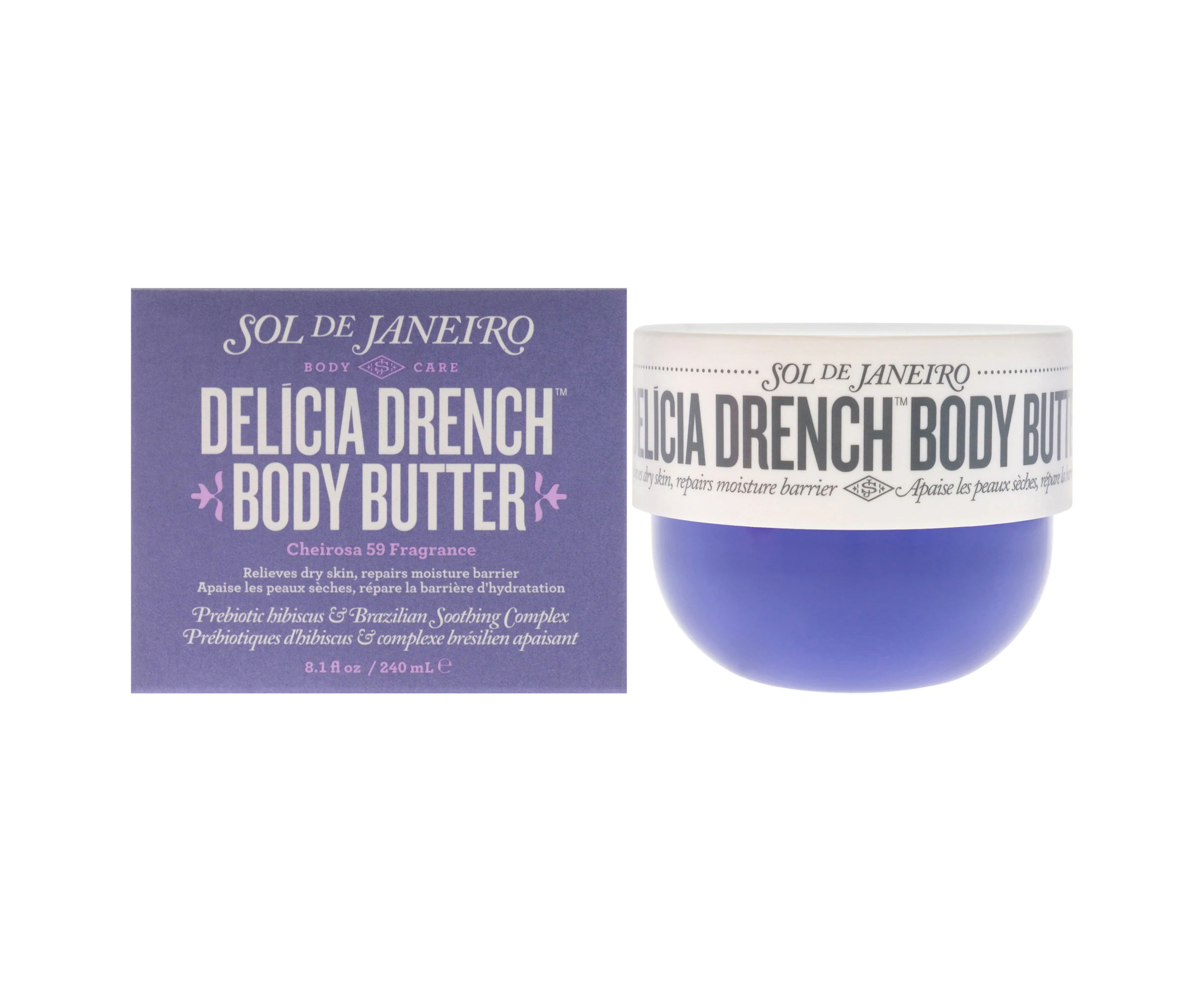 Delicia Drench Body Butter by Sol de Janeiro for Women - 8.1 oz Body Butter