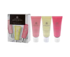 Floral and Spicy Hand Care Collection Set by Molton Brown for Unisex - 3 Pc 1.4oz Delicious Rhubare and Rose Hand Cream