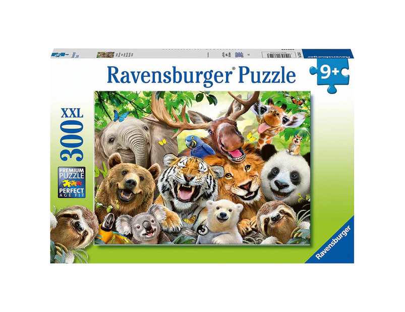 300pc Ravensburger Wild Animal Selfie Jigsaw Kids/Childrens Puzzle Pieces 9Y+