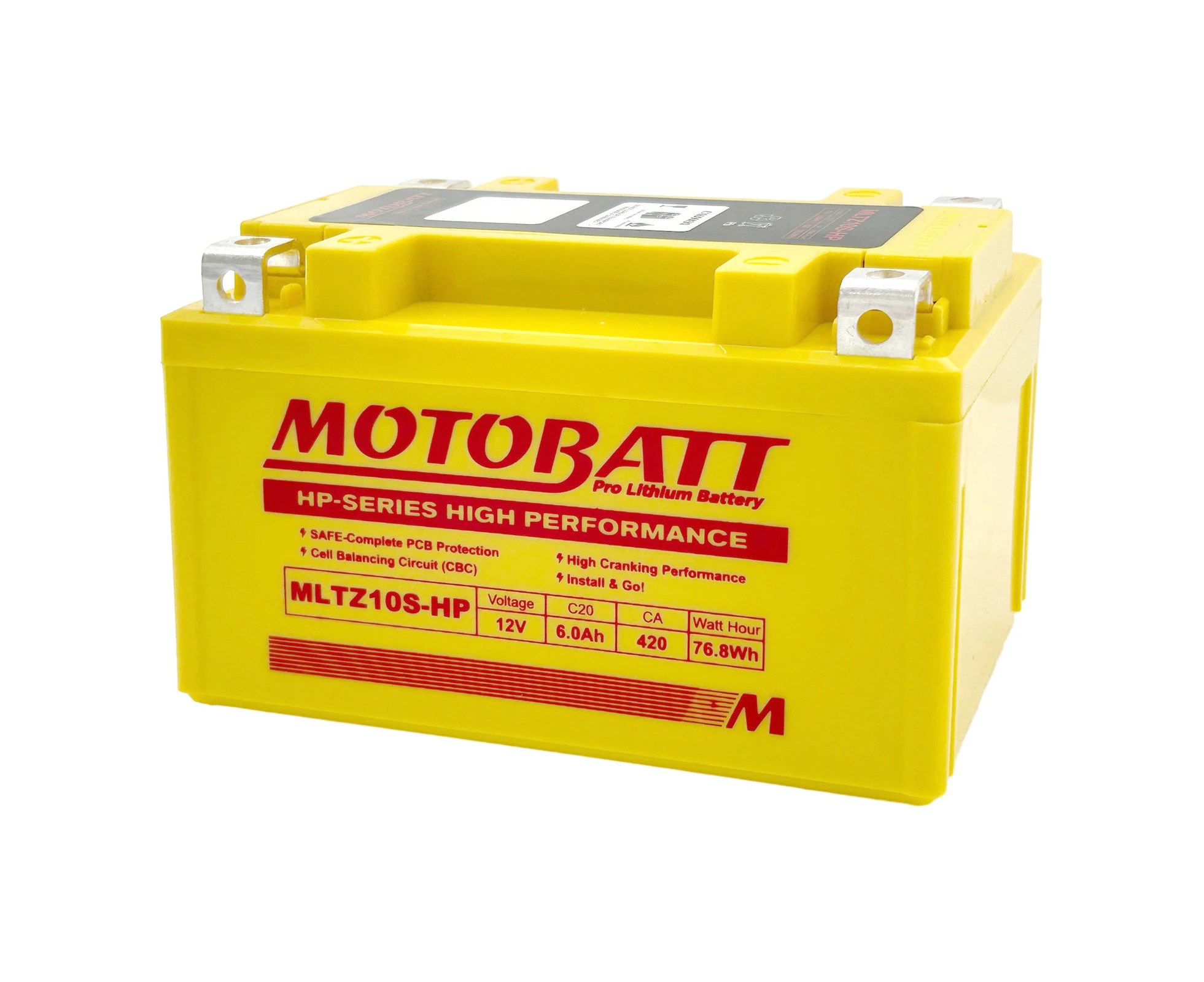 Motobatt 420CCA Pro Lithium Battery for 2002-2006 Aprilia 125 Mojito