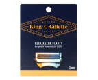 King C Gillette Neck Razor Blades 3 Pack