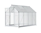 ALFORDSON Greenhouse Garden Shed Aluminium Polycarbonate 2.5x1.9x1.8M