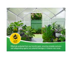 ALFORDSON Greenhouse Garden Shed Aluminium Polycarbonate 5.1x2.4x2.1M