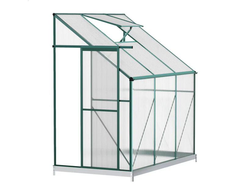 ALFORDSON Greenhouse  Garden Shed Aluminium Polycarbonate1.9x1.3M