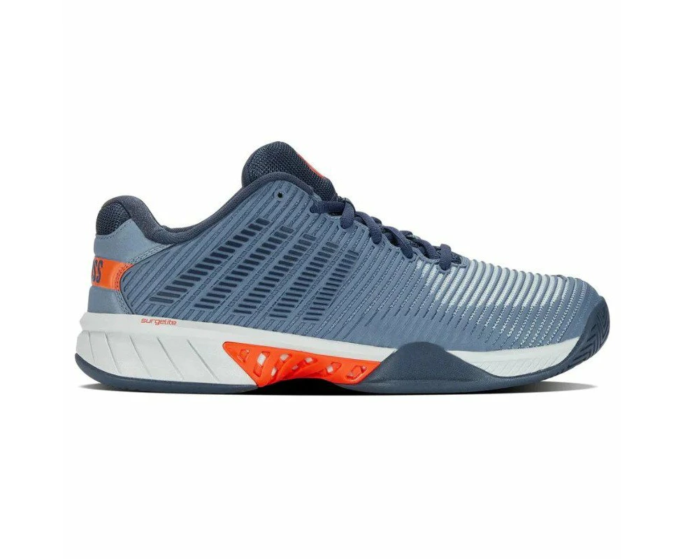 K-Swiss Hypercourt Express 2 HB Tennis Shoes in Wind/Blue