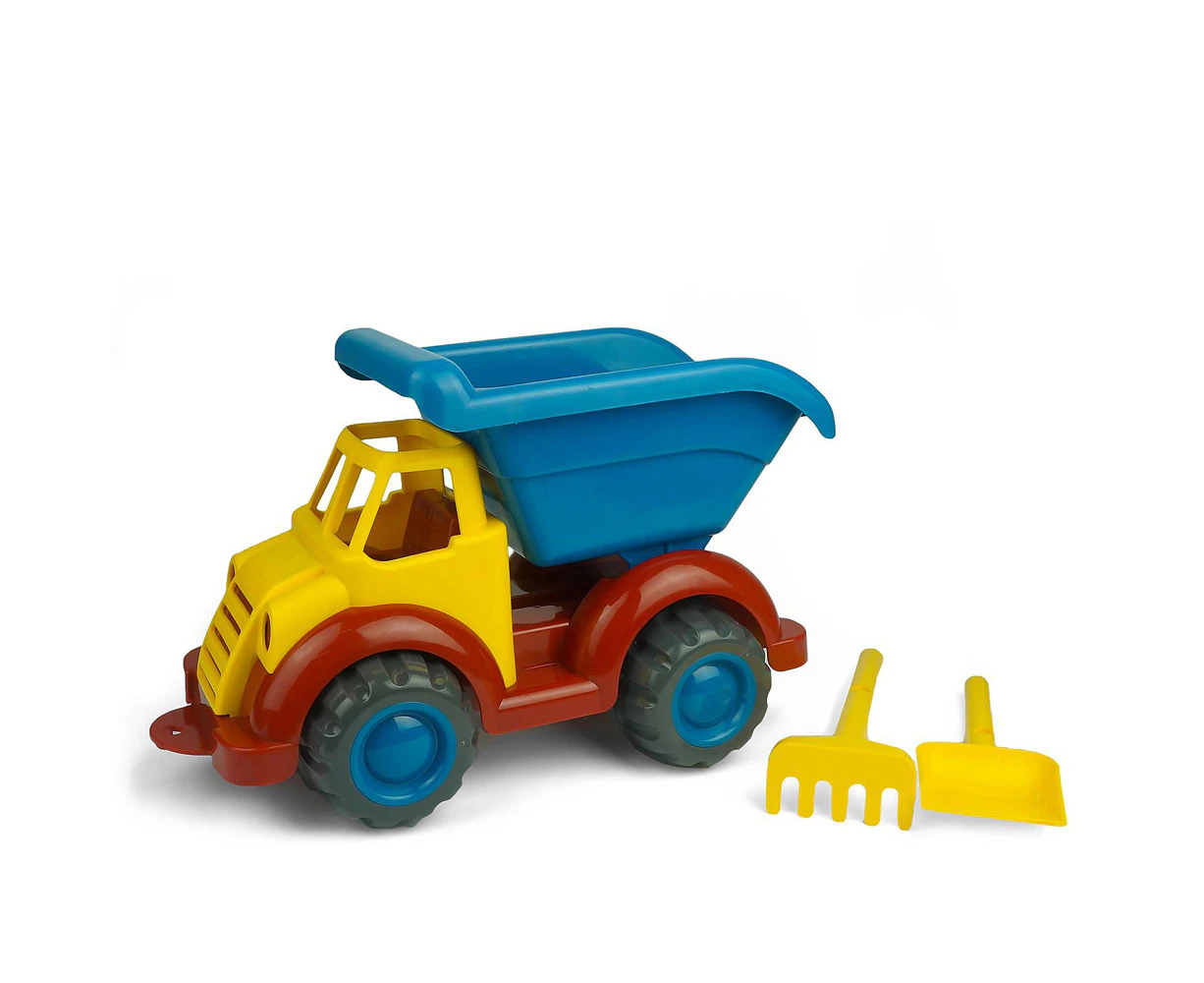 Viking Toys Super Mighty Tipper Truck w/ Spade/Rake Toy Play Set Kids 12m+