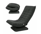 Floor Sofa Bed Chair Couch Lounge Recliner Folding 360 Degree Swivel Lazy Lounger Adjustable Chaise Ground Seat