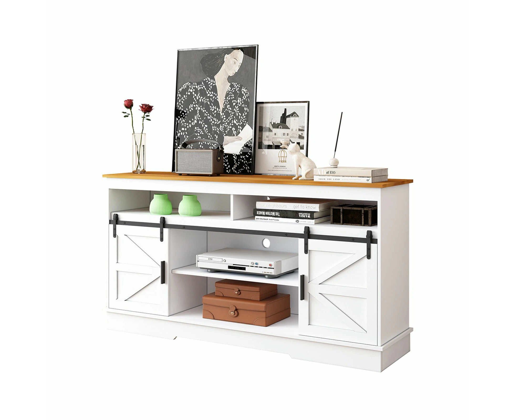 TV Stand Entertainment Unit Media Console Centre Table Up to 65” Televisions Cabinet Sideboard Living Room Furniture