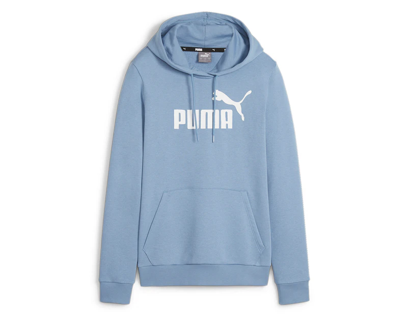 Puma Women's Essentials Logo Hoodie - Zen Blue