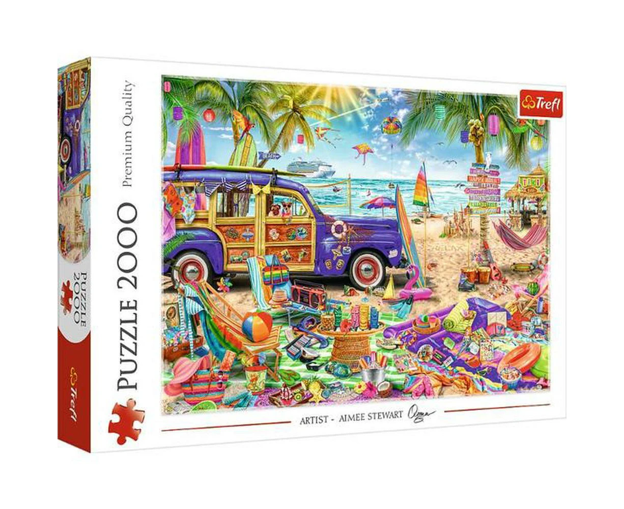 Tropical Holidays Jigsaw Puzzle, 2000 Piece