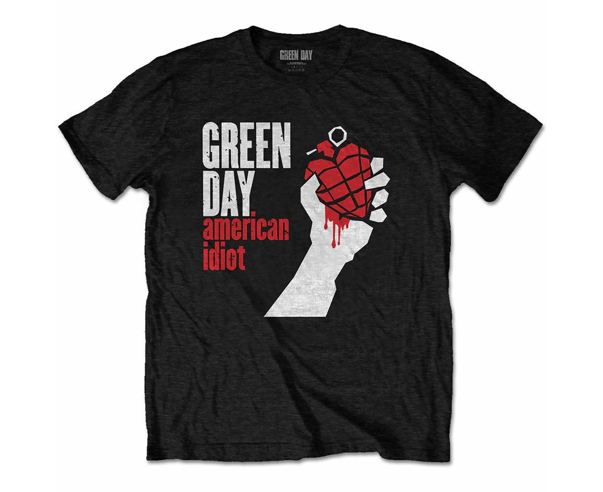 Green Day 'American Idiot' (Black) T-Shirt