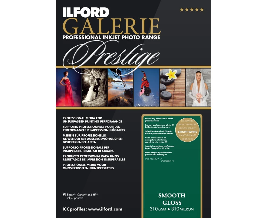 Ilford Smooth Gloss A4 250 Sheet Pack