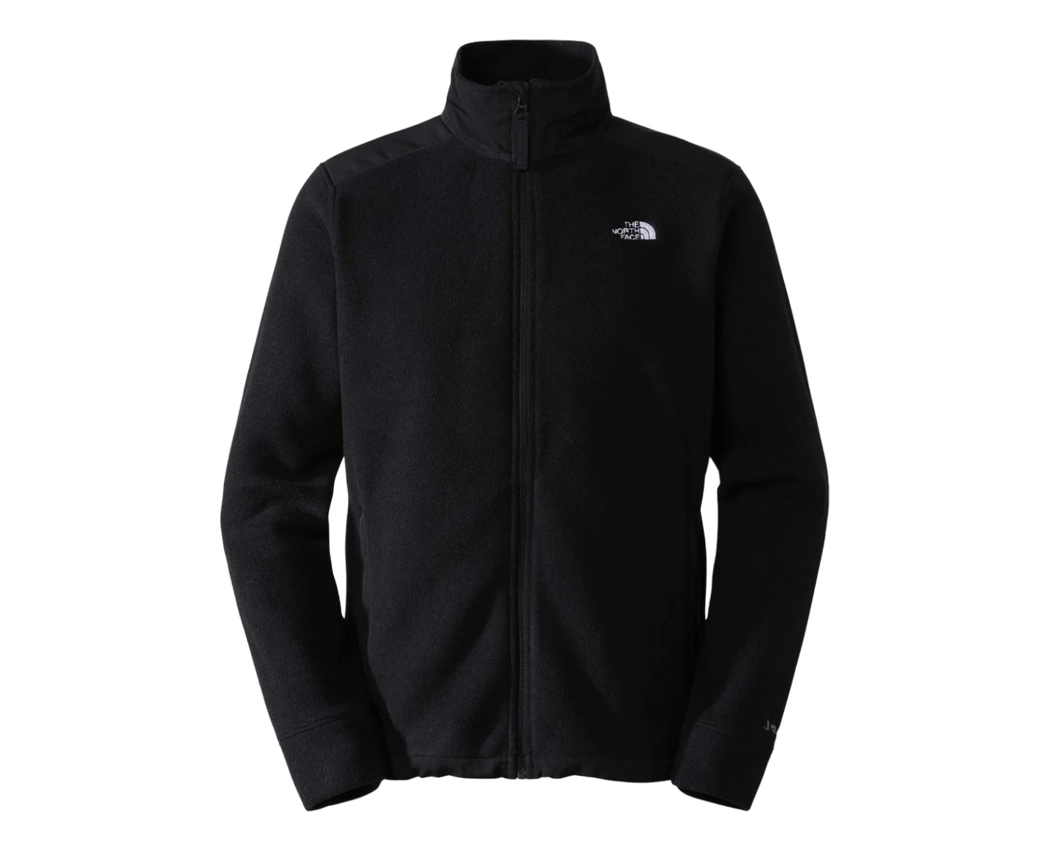 Mens The North Face Alpine Polartec 200 Fleece Full Zip Black Jacket