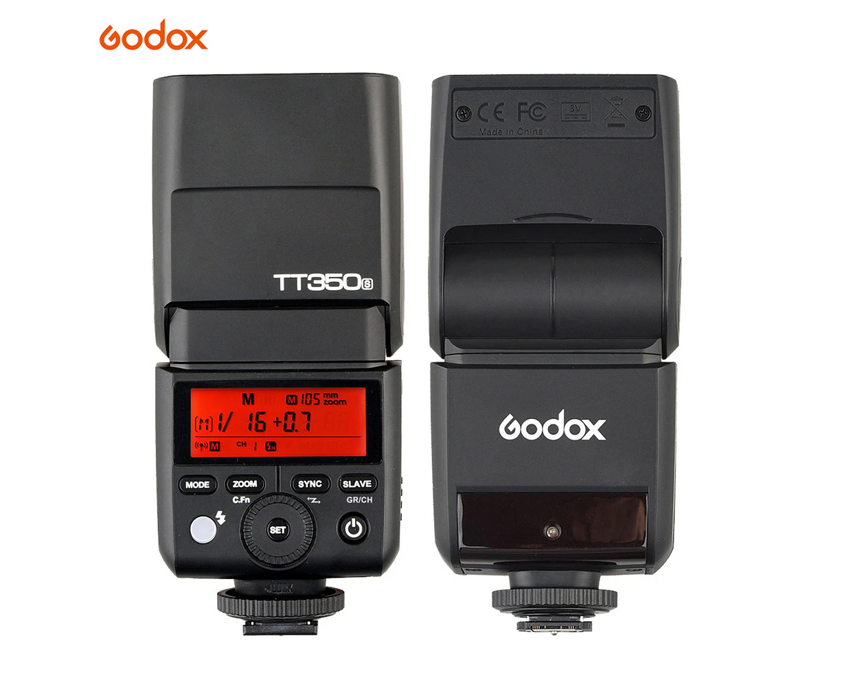 Godox TT350S Mini Portable Speedlite 2.4G Wireless Master & Slave 1/8000S HSS TTL Flash Speedlight for Sony A77II A7RII A7R A58 A99 ILCE6000L RX10 Mirrorle