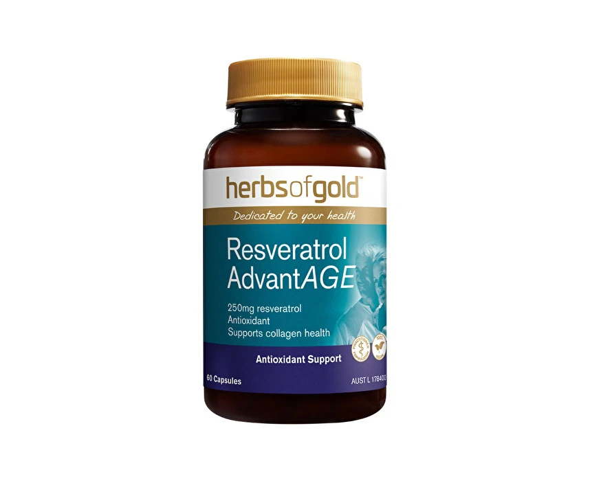 Herbs of Gold Resveratrol AdvantAGE 60c