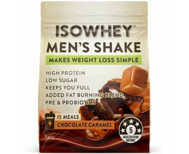 Isowhey Men's Shake Choco Caramel 840g