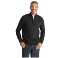 RIVERS -  Cotton Zip Neck Jumper