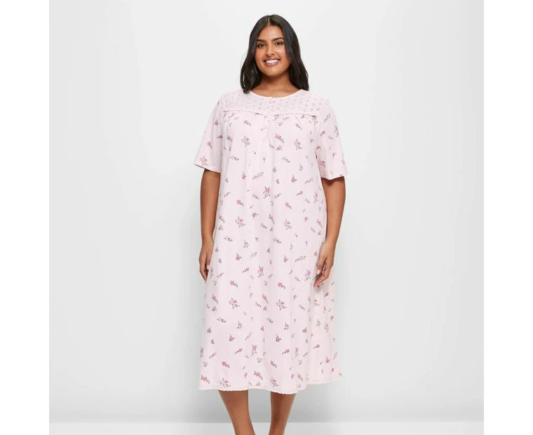 Target Plus Size Traditional Lace Trim Sleep Nightie