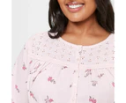 Target Plus Size Traditional Lace Trim Sleep Nightie