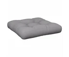 vidaXL Pallet Cushions 2 pcs Grey Fabric