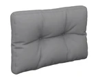 vidaXL Pallet Cushions 2 pcs Grey Fabric