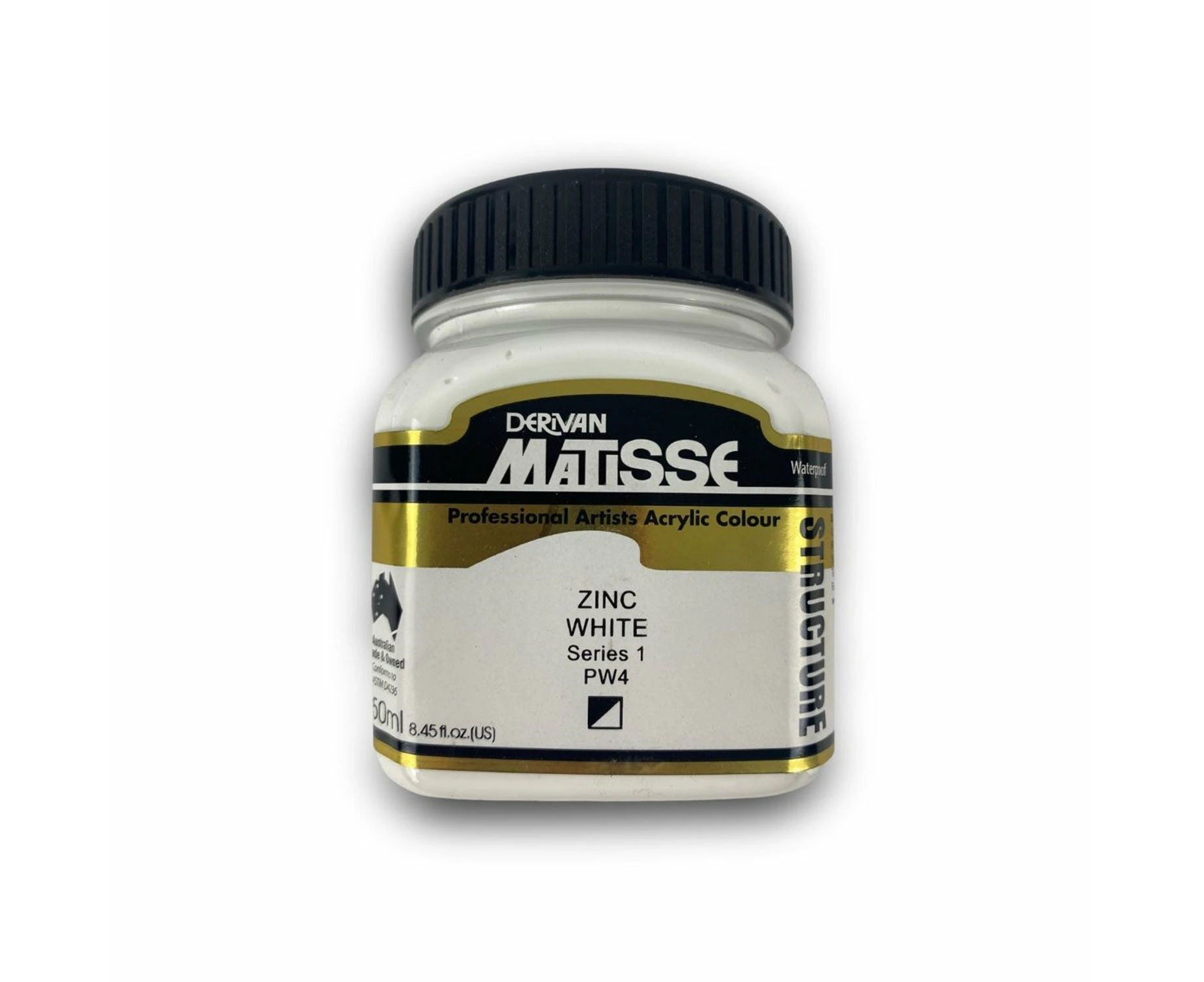 Matisse Structure Paint 250ml - Zinc White - S1